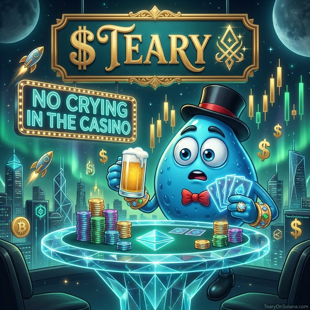 Teary playing high-stakes crypto poker